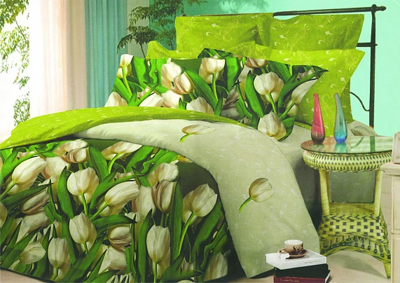 Постельное белье «Белые тюльпаны»